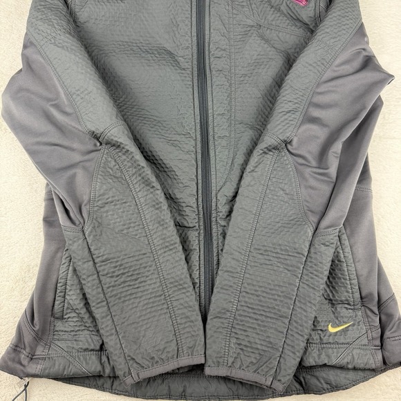 Nike Sphere Pro Soft Shell Full Zip Up Women's Size M (8-10) Gray/purple - Picture 16 of 16